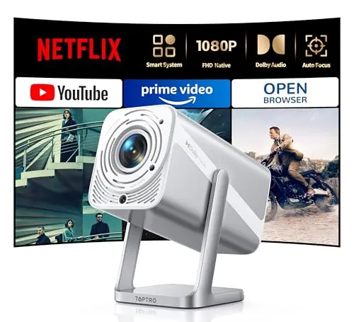 TOPTRO TP1 mini portable smart projector for indoor and outdoor use