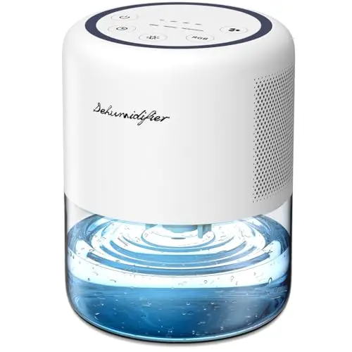 Windangel small white dehumidifier with digital display and timer