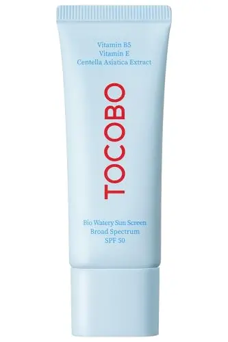 Bio Watery Sunscreen SPF 50 bottle with dropper