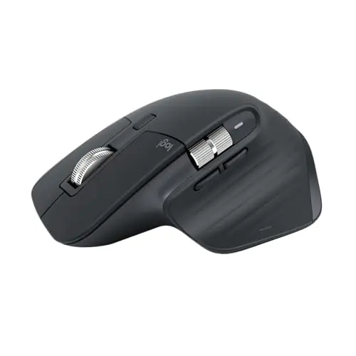 Logitech MX Master 3S wireless mouse in graphite color