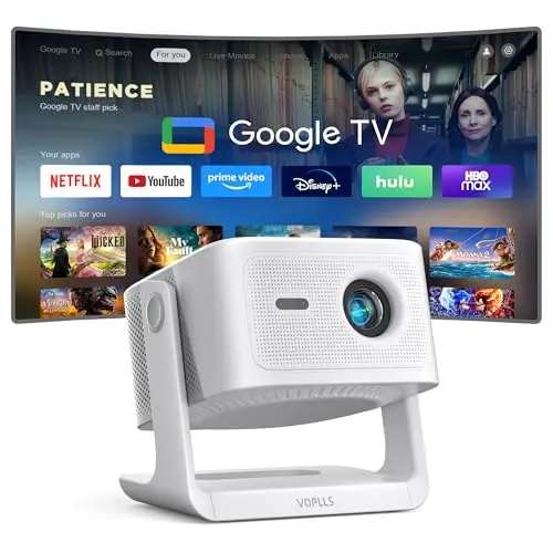 VOPLLS G3 Google TV smart projector with voice control