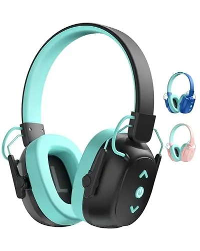Vivyklfc black Bluetooth sensory headphones for autism kids and adults