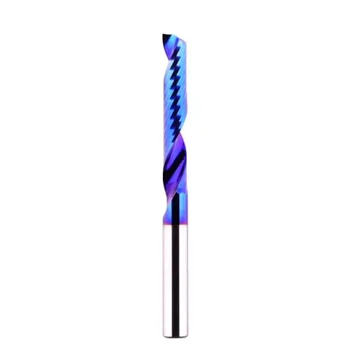 Jiiolioa extra long solid carbide single flute CNC router bit
