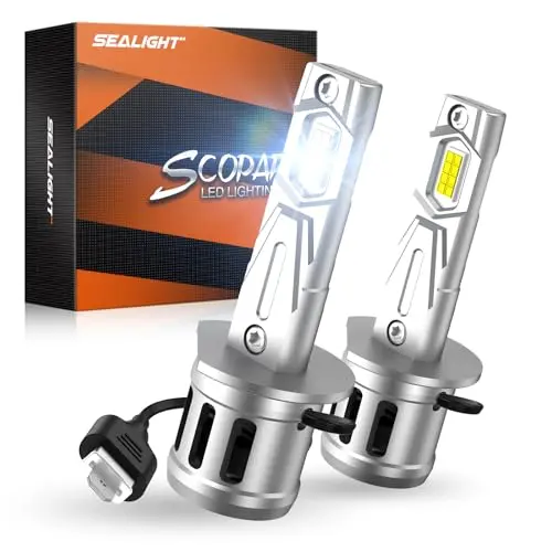SEALIGHT H1 LED bulb with high brightness output for projector headlights