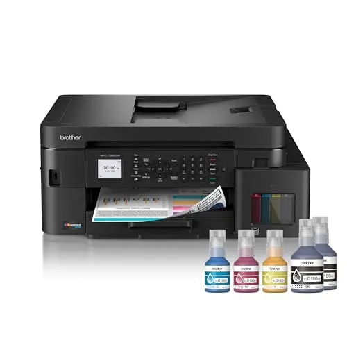 Brother INKvestment Tank 980 wireless and ethernet color inkjet printer