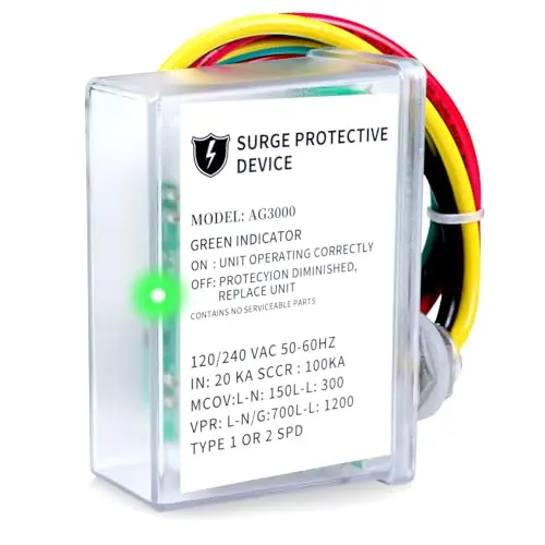 YUKGAMS AG3000 HVAC surge protector with LED indicator
