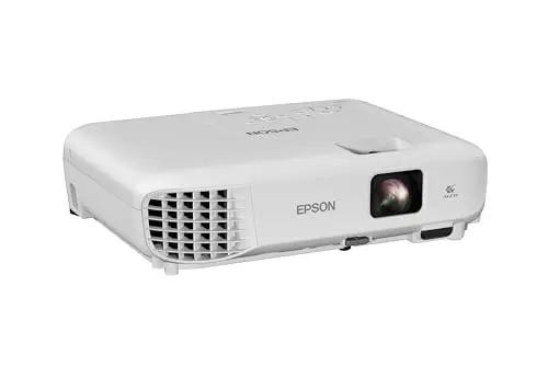 Epson EX3290 WXGA projector showing a crisp image in an office setting