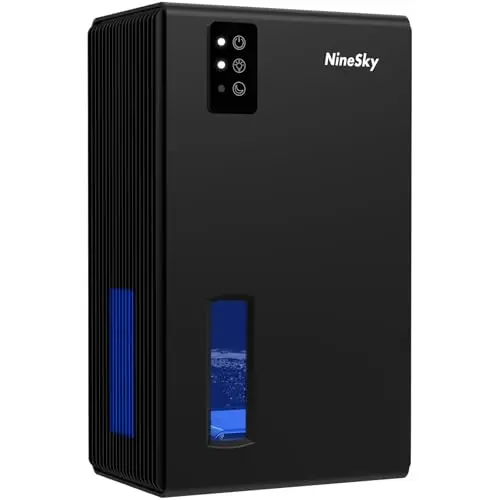 NineSky black dehumidifier for bedroom or bathroom