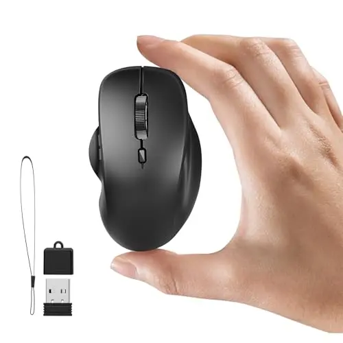 Uiosmuph Mini Wireless Bluetooth Mouse for Travel
