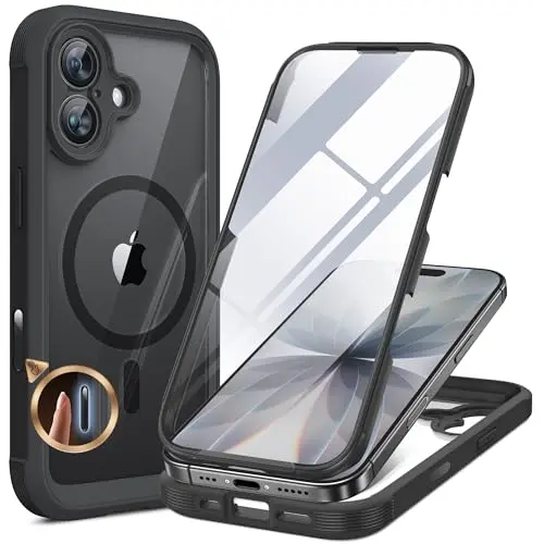 Miracase rugged iPhone case with built-in screen protector and camera control