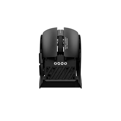 Pulsar X2F black wireless gaming mouse on a mousepad