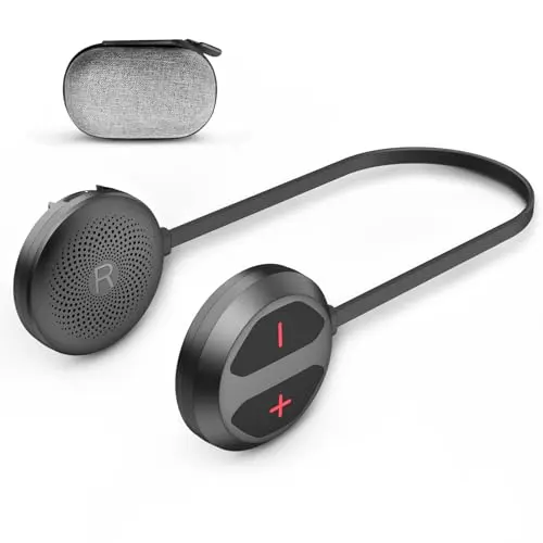Weneed black Bluetooth helmet speakers designed for cold weather sports.
