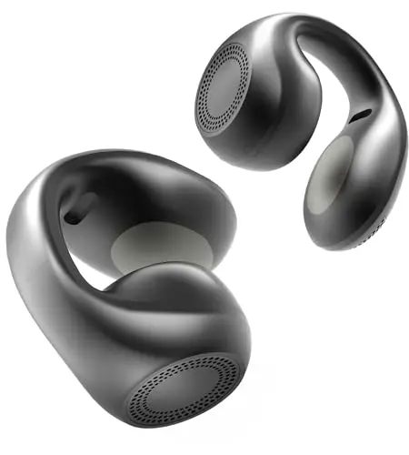 King Lucky Black clip-on earbuds with air cushion