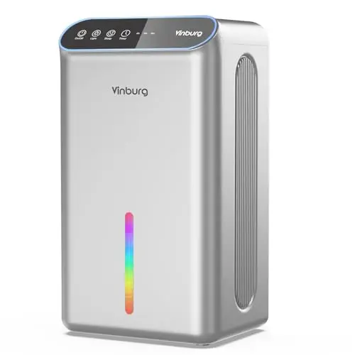 vinburg silver dehumidifier with drain hose for continuous operation