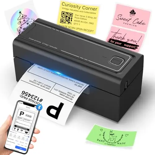 Hoorola Bluetooth Wireless 4x6 Thermal Label Printer