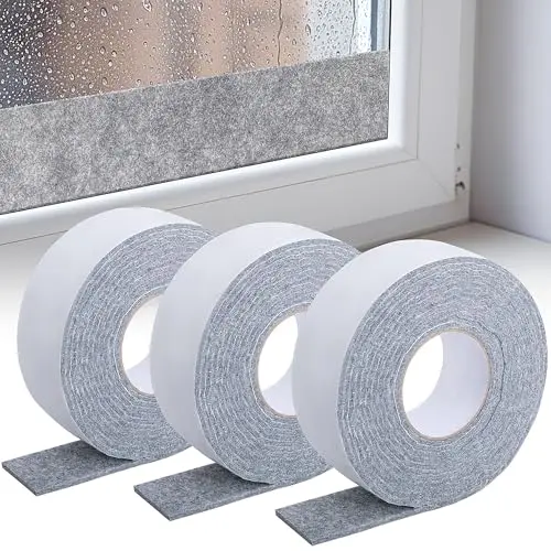 Nkiy Quen three rolls of gray window condensation absorber strips