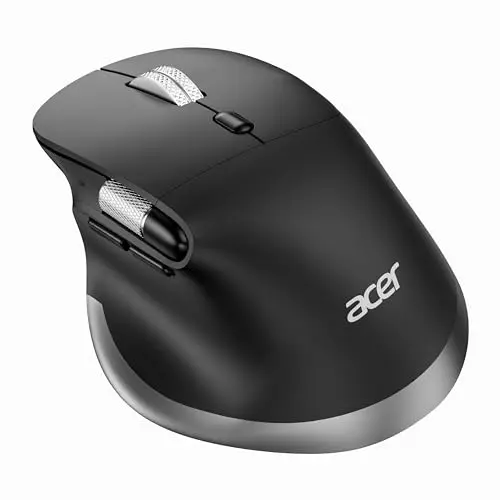 Acer ergonomic wireless mouse with side scroll wheel