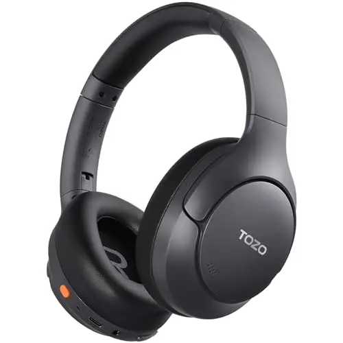 TOZO HT3 wireless over-ear headphones with hybrid noise cancellation