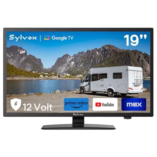 SYLVOX compact 19-inch 12V smart TV for RV bedroom