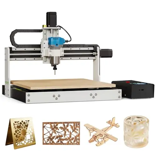 Axiscreat 4040 CNC router machine on a workbench