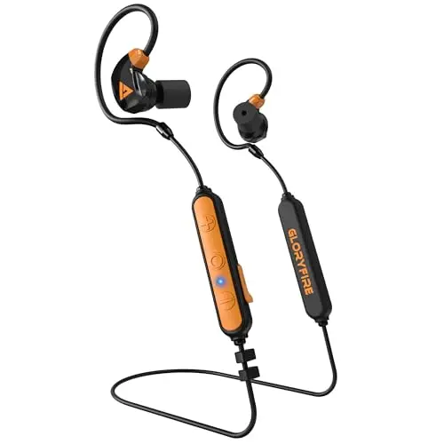 GLORYFIRE shooting ear protection Bluetooth earbuds with carry pouch