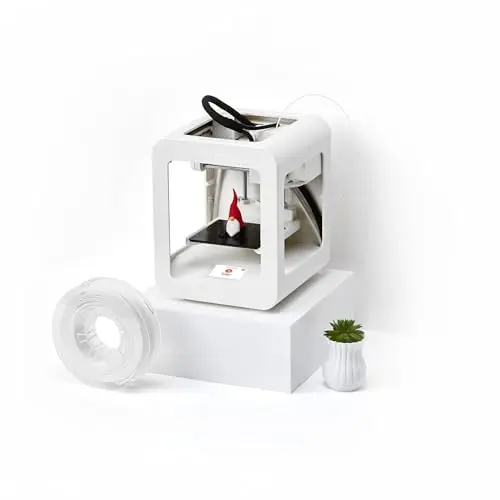 Toybox Alpha Three 3D Printer on a classroom desk
