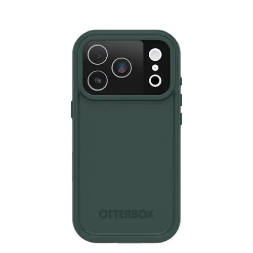 OtterBox FRESeries waterproof iPhone case in green with integrated screen protector