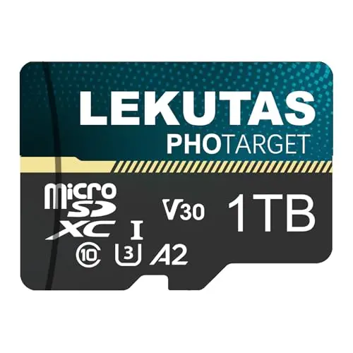 LEKUTAS 999GB black microSDXC memory card