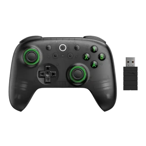 8BitDo Ultimate 2C Wireless Controller in transparent black