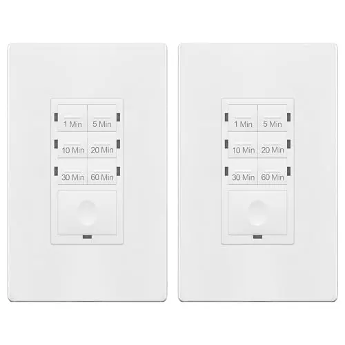 ENERLITES 1-hour light switch timer 2-pack