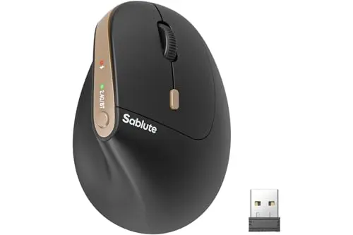 SABLUTE Rechargeable Ergonomic Vertical Mouse