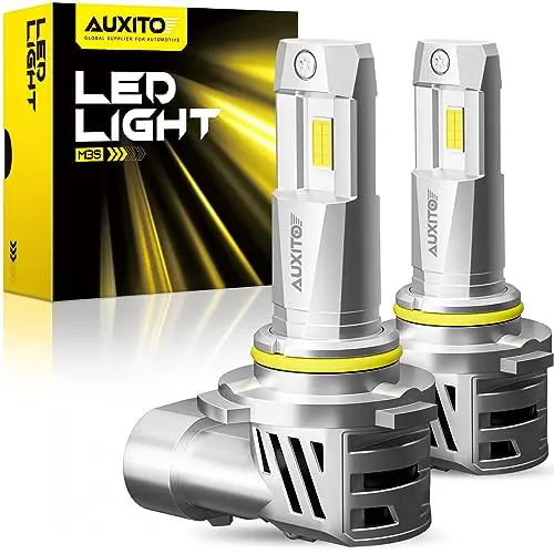 AUXITO Latest 9005 LED bulb with cooling fan