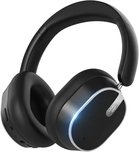 MMWOWARTS Hybrid Active Noise Cancelling Bluetooth Over-Ear Headphones