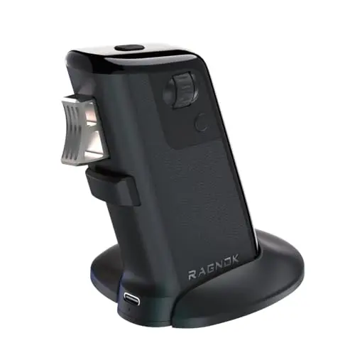 RAGNOK FireGrip Gun Mouse, a vertical pistol-grip style wireless mouse for FPS gaming.