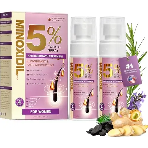 5% Minoxidil Spray for Women hair regrowth treatment