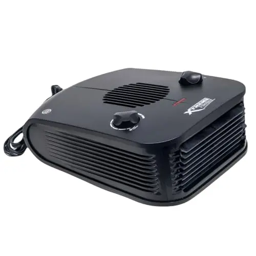 Xtreme Heaters portable black heater designed for boats and RVs