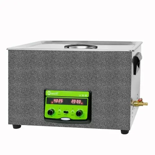 ONEZILI large 30L stainless steel ultrasonic cleaner with digital display.