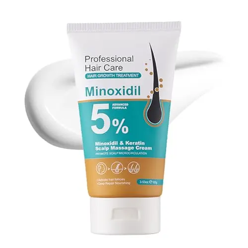 HWM 5% Minoxidil Scalp Massage Cream bottle