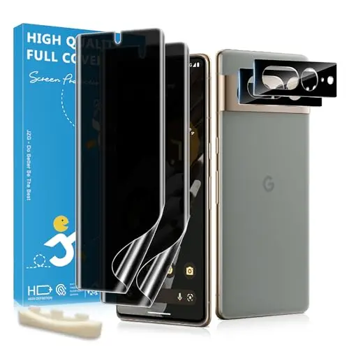 JavoYion Privacy Screen Protector and Lens Protectors for Google Pixel 7 Pro