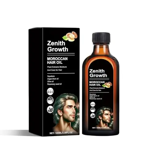 AuroraHyt Moroccan Hair Oil with Rosemary bottle