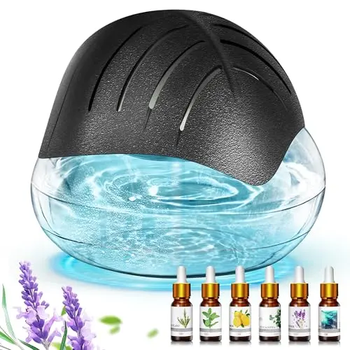 Idudbid water air purifier with diffuser and colorful night light