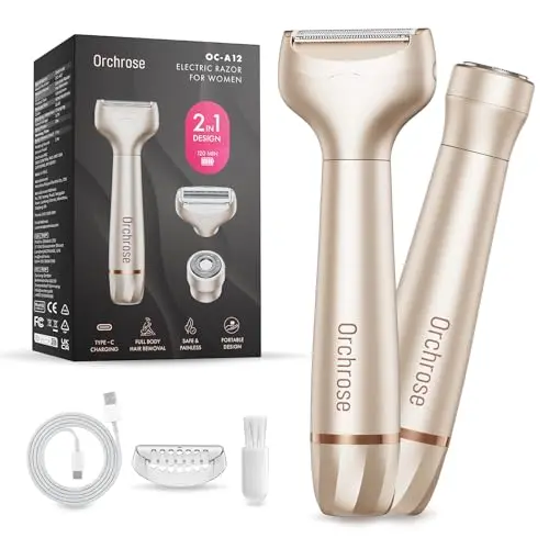 Orchrose Electric Razor for Women in a compact travel-friendly design