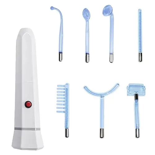 MOYEE white wireless rechargeable high frequency facial wand